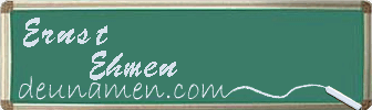 Ernst Ehmen Visitenkarte